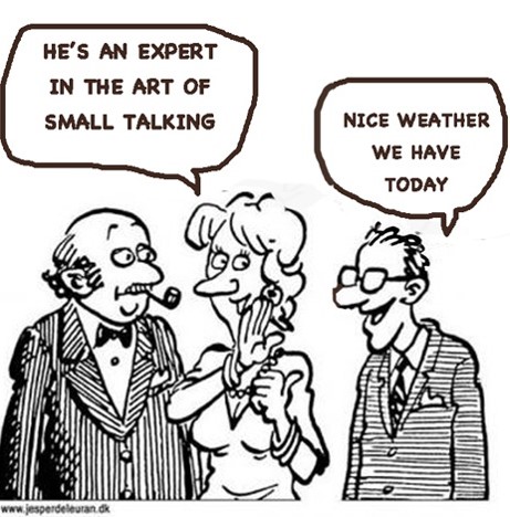 small talk cartoon